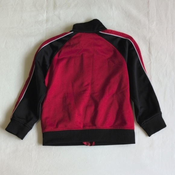 nike red zip-up track activewear sporty jacket 24 months baby boy - Picture 7 of 7